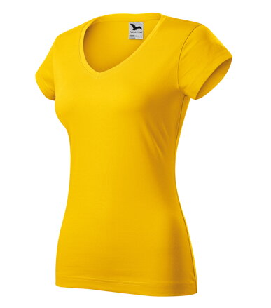 Fit V-neck - Tričko dámské (žlutá)