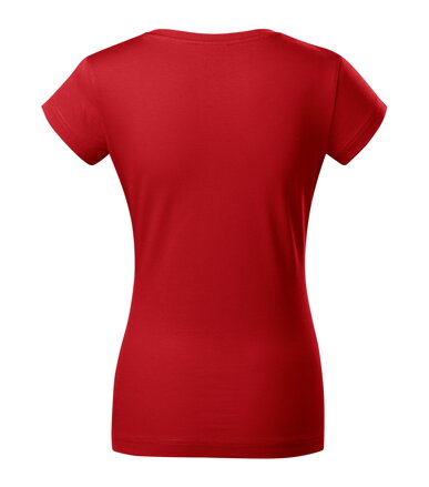 Fit V-neck - Tričko dámské (červená)